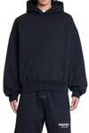 Fear Of God Man Black Sweatshirts In Blue