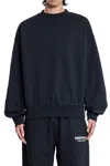 Fear Of God Man Black Sweatshirts In Black