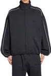 Fear Of God Giacca Da Pista Moderna Con Bordature In Black