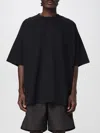 Fear Of God Eternal Black Crewneck T-shirt With Tonal Embroidery On The Front And Logo Patch On The Rear In Cott In Black