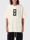 Fear Of God 8 Oversized Logo-print Cotton-jersey T-shirt In Weiss