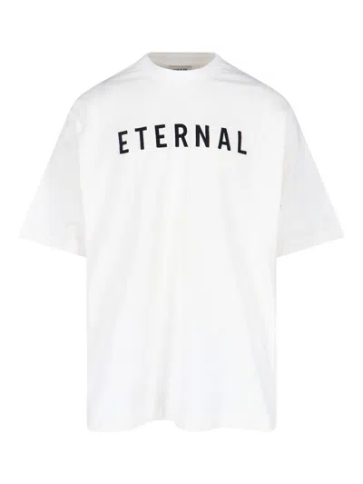 Fear Of God Eternal Crewneck T-shirt In Grey