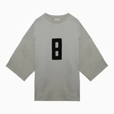 FEAR OF GOD FEAR OF GOD T-SHIRT WITH EMBROIDERY MILAN 8 PARIS SKY MEN