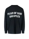 Fear Of God Relaxed Ls Disciple T-shirt In Black