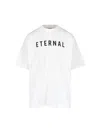 Fear Of God Eternal Oversized Logo-detailed Cotton-jersey T-shirt In White