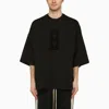 Fear Of God Black Airbrush 8 T-shirt In Black