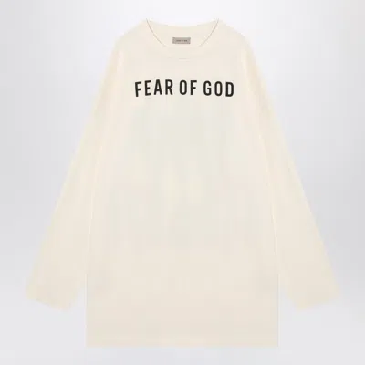 Fear Of God Long Sleeved Thunderbird T Shirt In Neutral