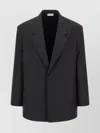 Fear Of God Tailored Single Button Blazer With Notched Lapel In Black