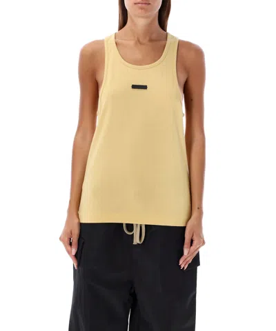 Fear Of God Tri Blend Tank Top In Yellow