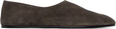 Fear Of God Taupe Ballerino Loafers In Brown