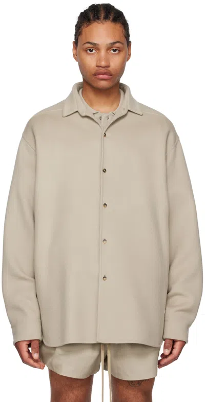 Fear Of God Taupe Buttoned Jacket