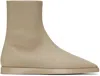 FEAR OF GOD TAUPE HIGH MULE BOOTS