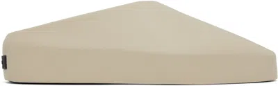 Fear Of God Logo Patch Slip-on Runner Sneakers In Greige