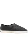 Fear Of God Textured-finish Loafers In Black