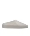 Fear Of God Closed Toe Flat Rubber Sole Slippers In Gray