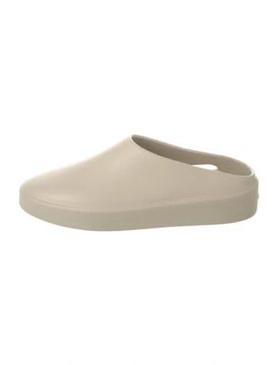 Pre-owned Fear Of God The California Rubber Mules W/ Tags In Neutral