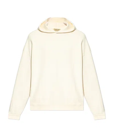 FEAR OF GOD FEAR OF GOD LOGO PLAQUE LONG-SLEEVED HOODIE