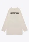 Fear Of God Long-sleeved Thunderbird T-shirt In Cream