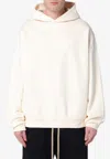 Fear Of God Thunderbird Print Hooded Sweatshirt In Cream