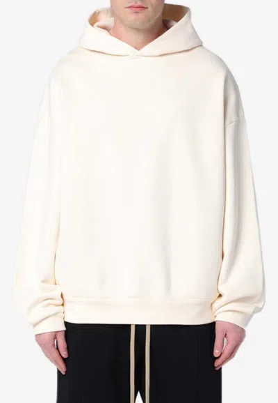 Fear Of God Thunderbird Print Hooded Sweatshirt In Cream