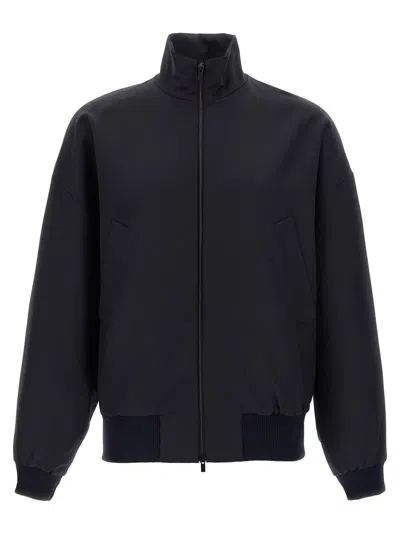 Fear Of God 'track' Jacket In Black