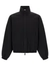 Fear Of God High Collar Track Jacket In Black