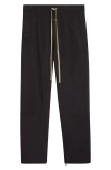 Fear Of God Elasticated Waist Drawstring Sweatpant With Side Pockets In Black