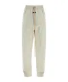 Fear Of God Grey Track Pants With Adjustable Drawstring In White
