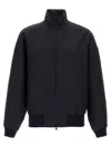 Fear Of God High-necked Jacket With Ribbed Cuffs And Hem In Black