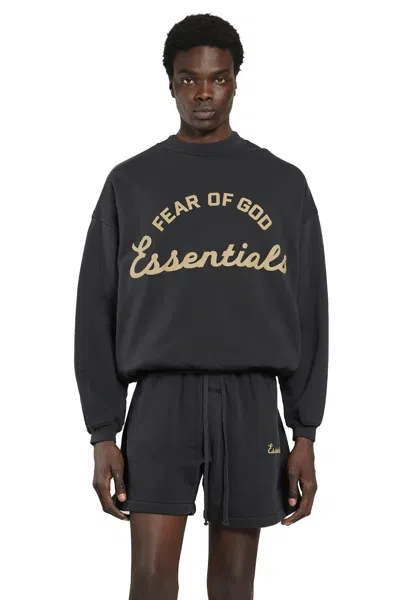 Fear Of God Training 90s Crewneck Sweatshirt In Black