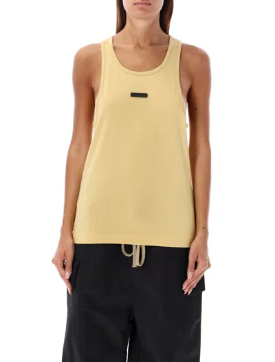 Fear Of God Tri Blend Tank Top In Amber