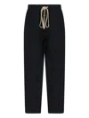 Fear Of God Straight-leg Sporty Pants With Signature Logo In Black