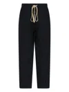 Fear Of God Straight-leg Sporty Pants With Signature Logo In Black