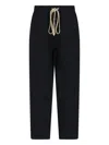 Fear Of God Straight-leg Sporty Pants With Signature Logo In Black