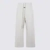 Fear Of God Trousers Melange Grey In Gray
