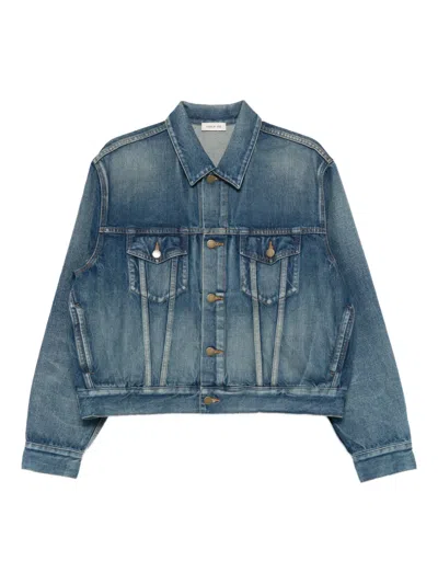 Fear Of God Trucker Denim Jacket In Blue