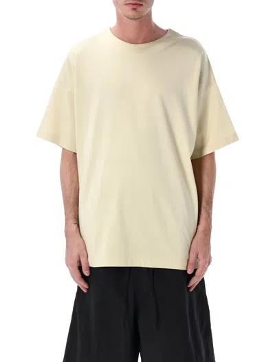 Fear Of God Cotton Viscose Clean Neck Tee In Neutral