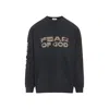 Fear Of God Relaxed Long Sleeve Graphic T-shirt In Blue