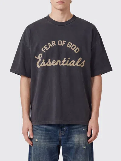 Fear Of God T-shirt Men In Black