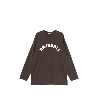 Fear Of God Logo-print Long-sleeve T-shirt In Brown