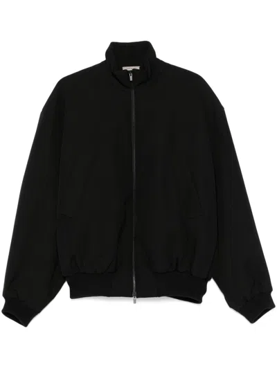 Fear Of God Twill Bomber Jacket In Black