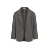 Fear Of God Casual Jacket With Notched Lapel And Soft Texture In Gray