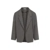 Fear Of God Casual Jacket With Notched Lapel And Soft Texture In Gray