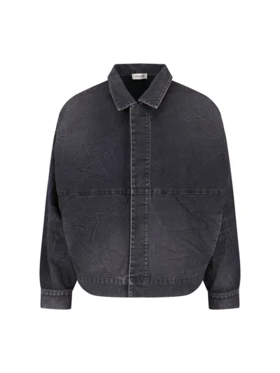 FEAR OF GOD UTILITY" JACKET - BLACK COTTON CANVAS