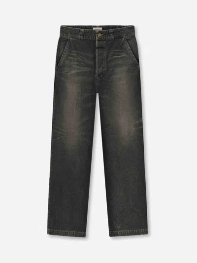 Fear Of God Utility Straight Jeans In Black
