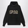 Fear Of God Hooded Knitwear With Ribbed Cuffs And Hem In Black