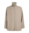 Fear Of God Dusty Beige Wool Jacket With High Collar Men In Beige