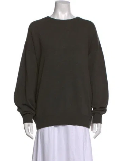 Pre-owned Fear Of God Virgin Wool Crew Neck Sweater W/ Tags In Green