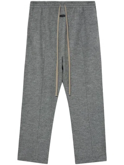 Fear Of God Virgin Wool Straight-leg Trousers In Grey