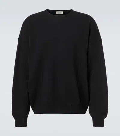 Fear Of God Virgin Wool Sweater In Black